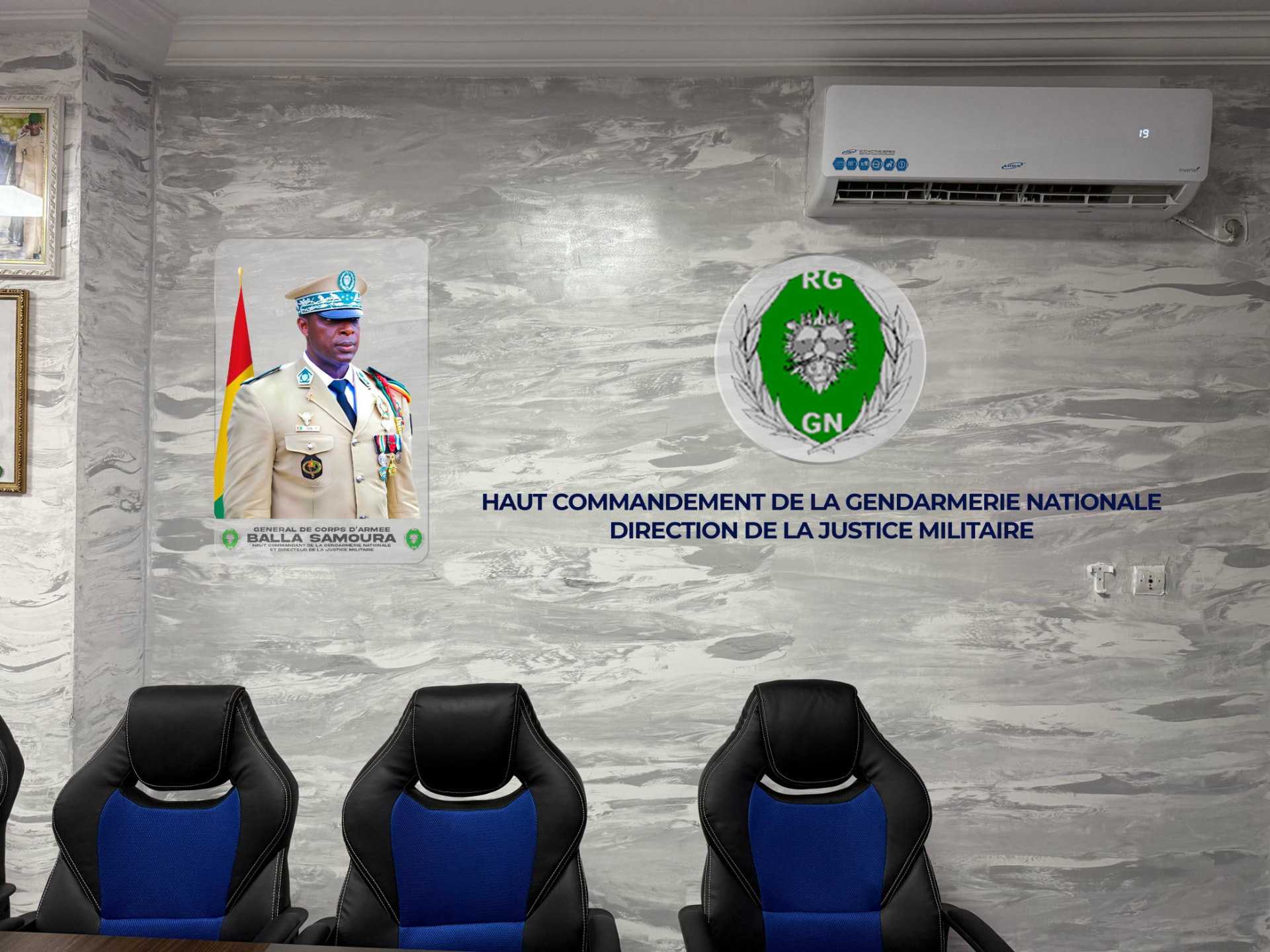 Mur d'honneur Haut Commandement Gendarmerie