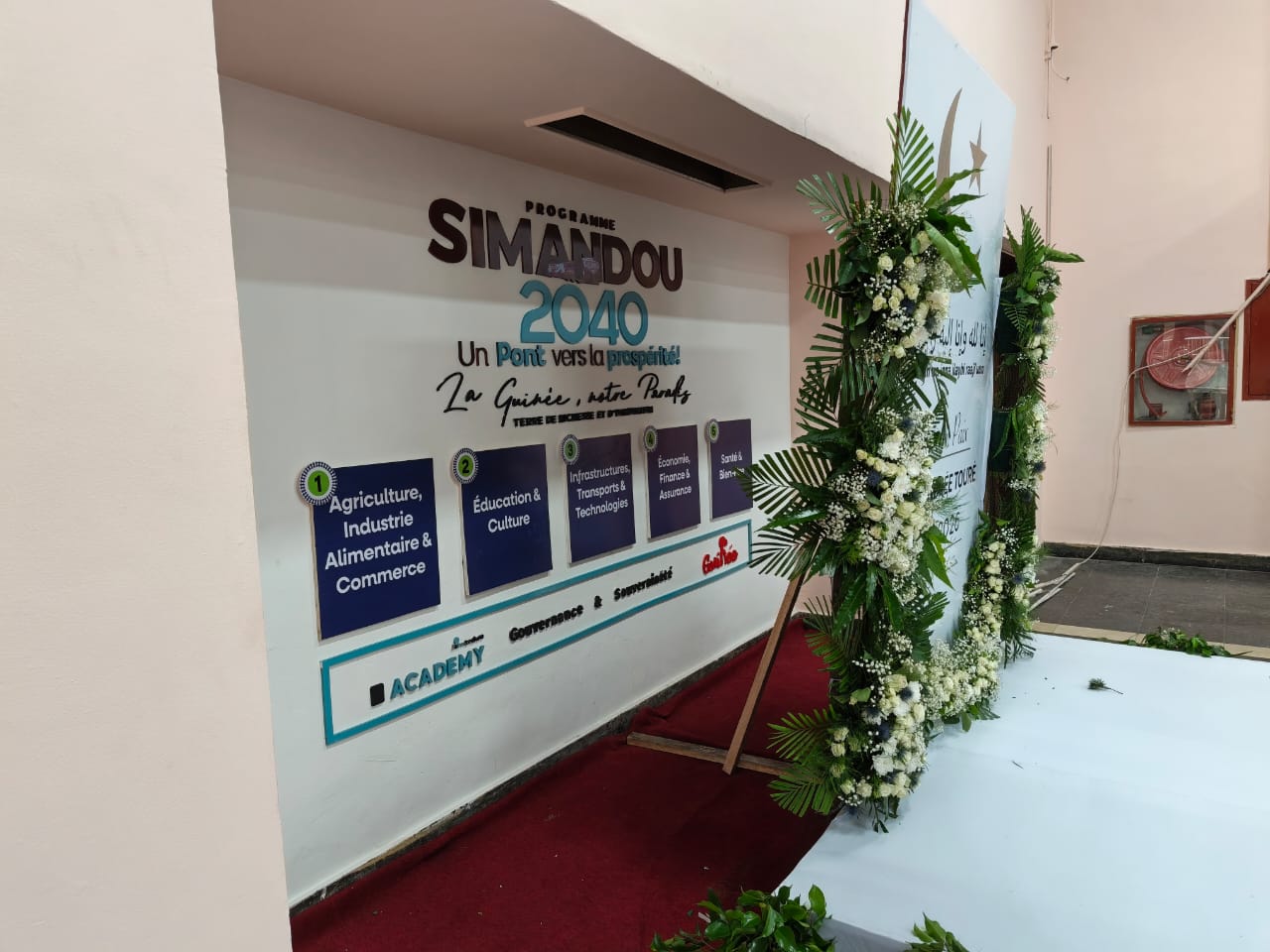 Mur relief Programme Simandou 2040