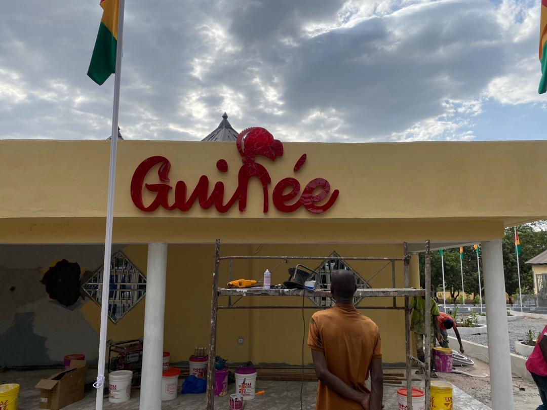 Lettres relief « Guinée »
