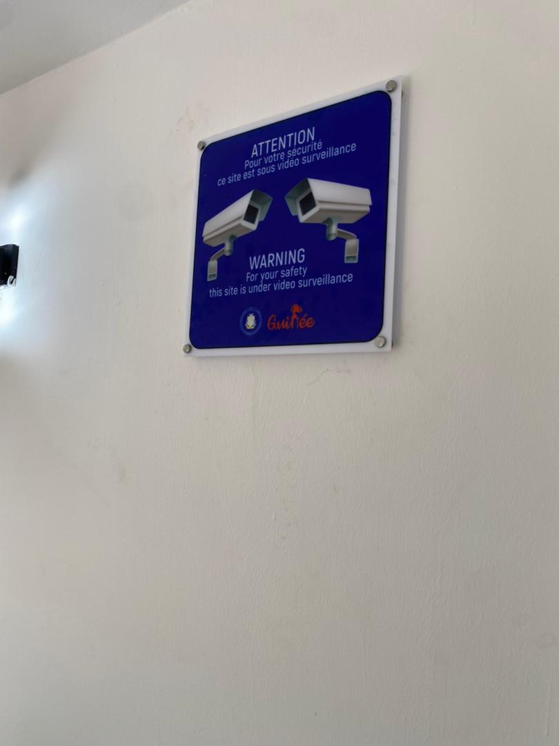 Plaque vidéosurveillance