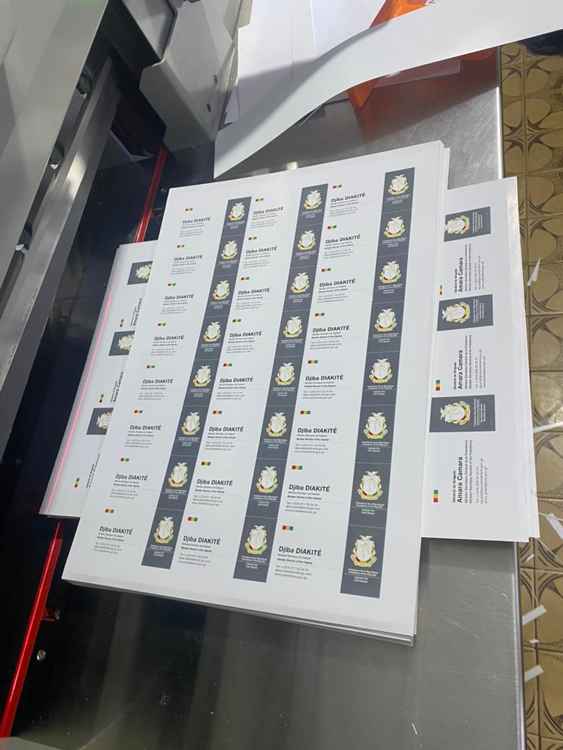 Cartes de visite Présidence